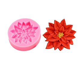 Molde silicona Acebo de Navidad